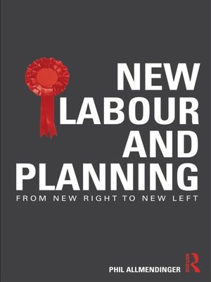 cover image of New Labour and Planning